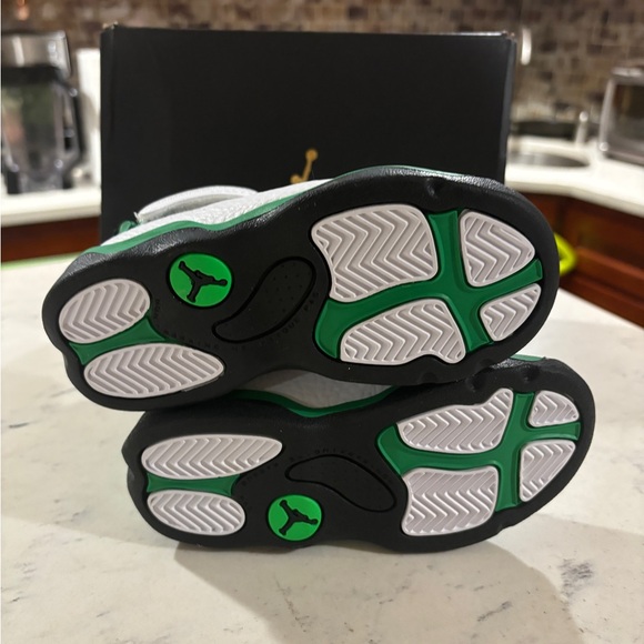 Nike Air Jordan 6 Rings TD Lucky Green White Black 323420-131 Shoe Sneaker - Picture 10 of 15